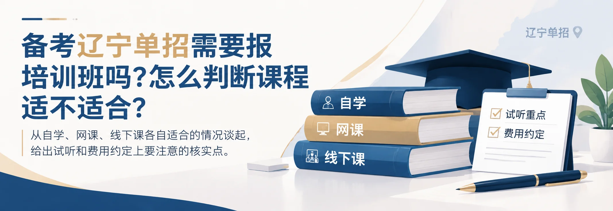 备考辽宁单招需要报培训班吗？怎么判断课程适不适合？